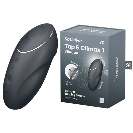 Satisfyer Tap & Climax 1 - Grey - Grey 